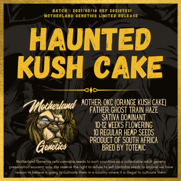 An image of Haunted Kush Cake