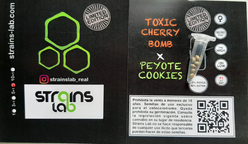 An image of Toxic Cherry Bomb x Peyote Cookies