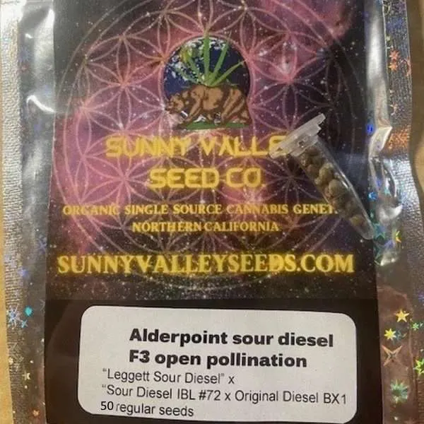 An image of  Alderpoint Sour Diesel F3