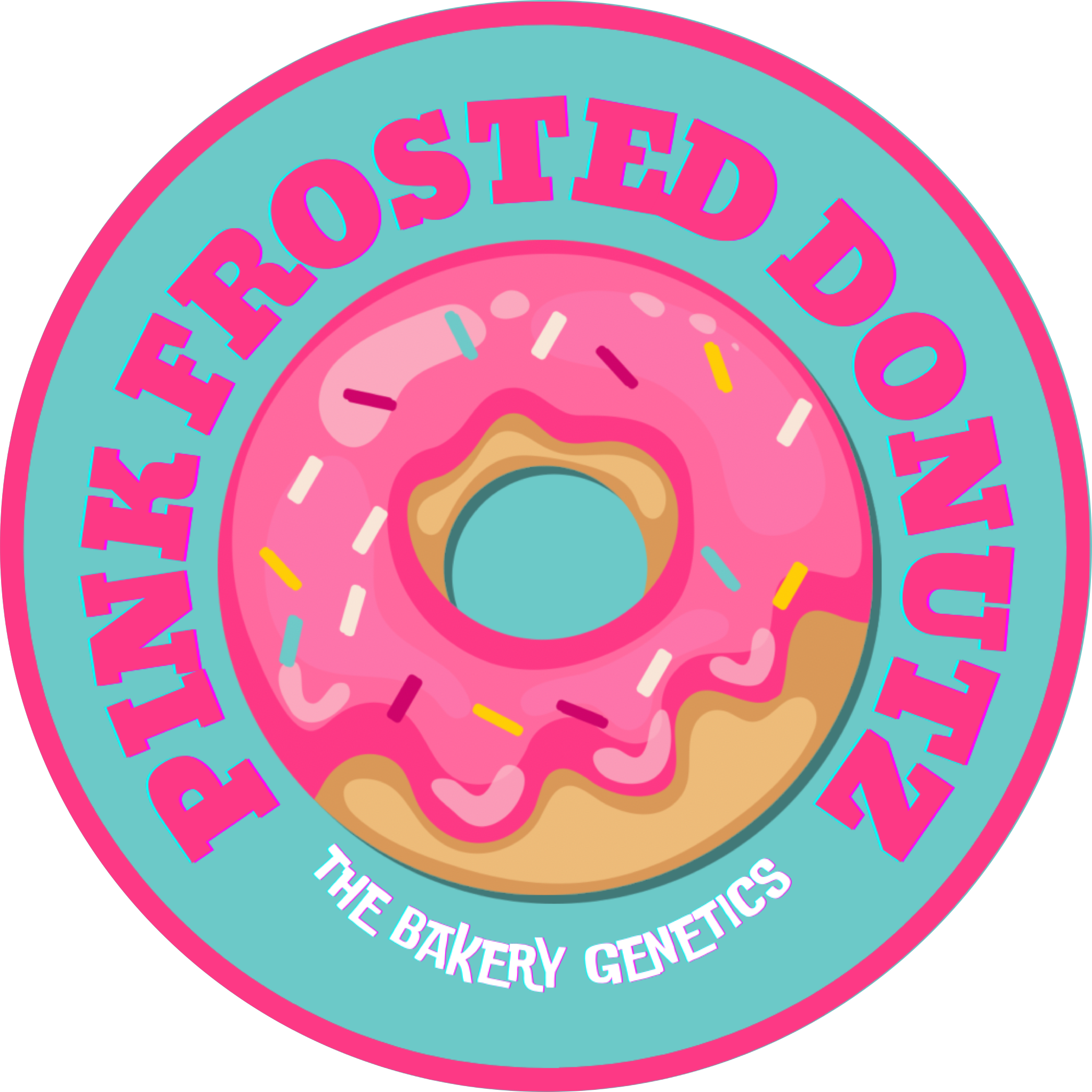 An image of Pink Frosted Donutz